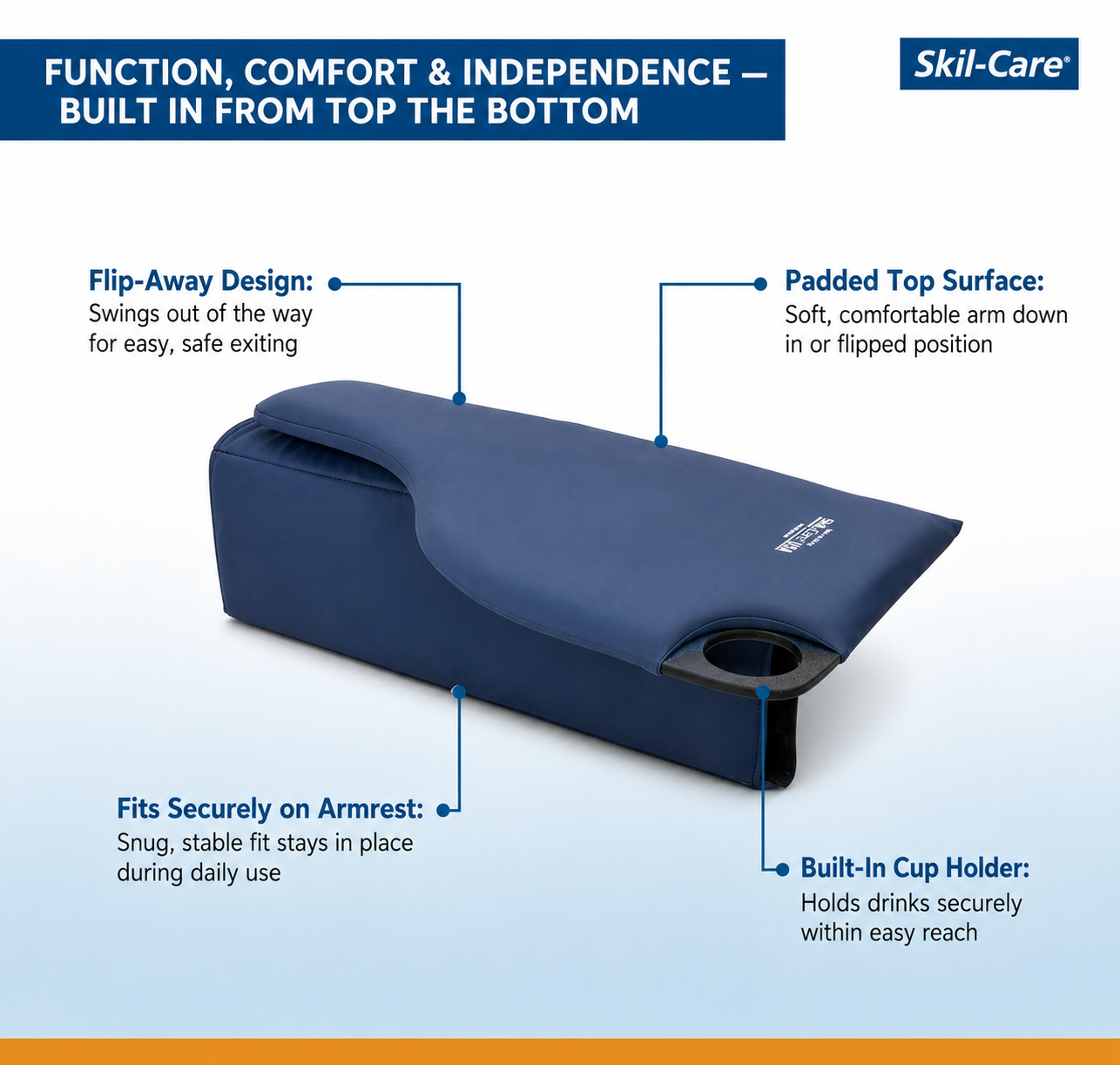Wheelchair Flip Tray