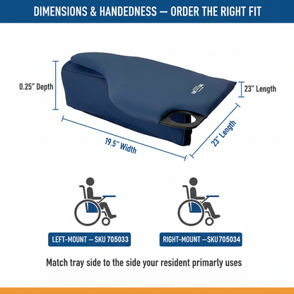 Wheelchair Flip Tray