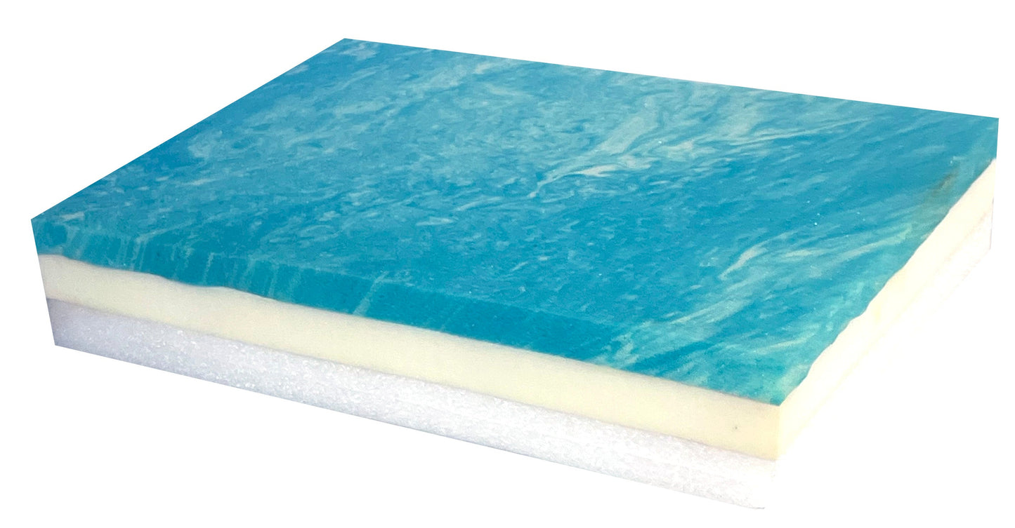 Tri-Foam Gel-Infused Visco Cushion