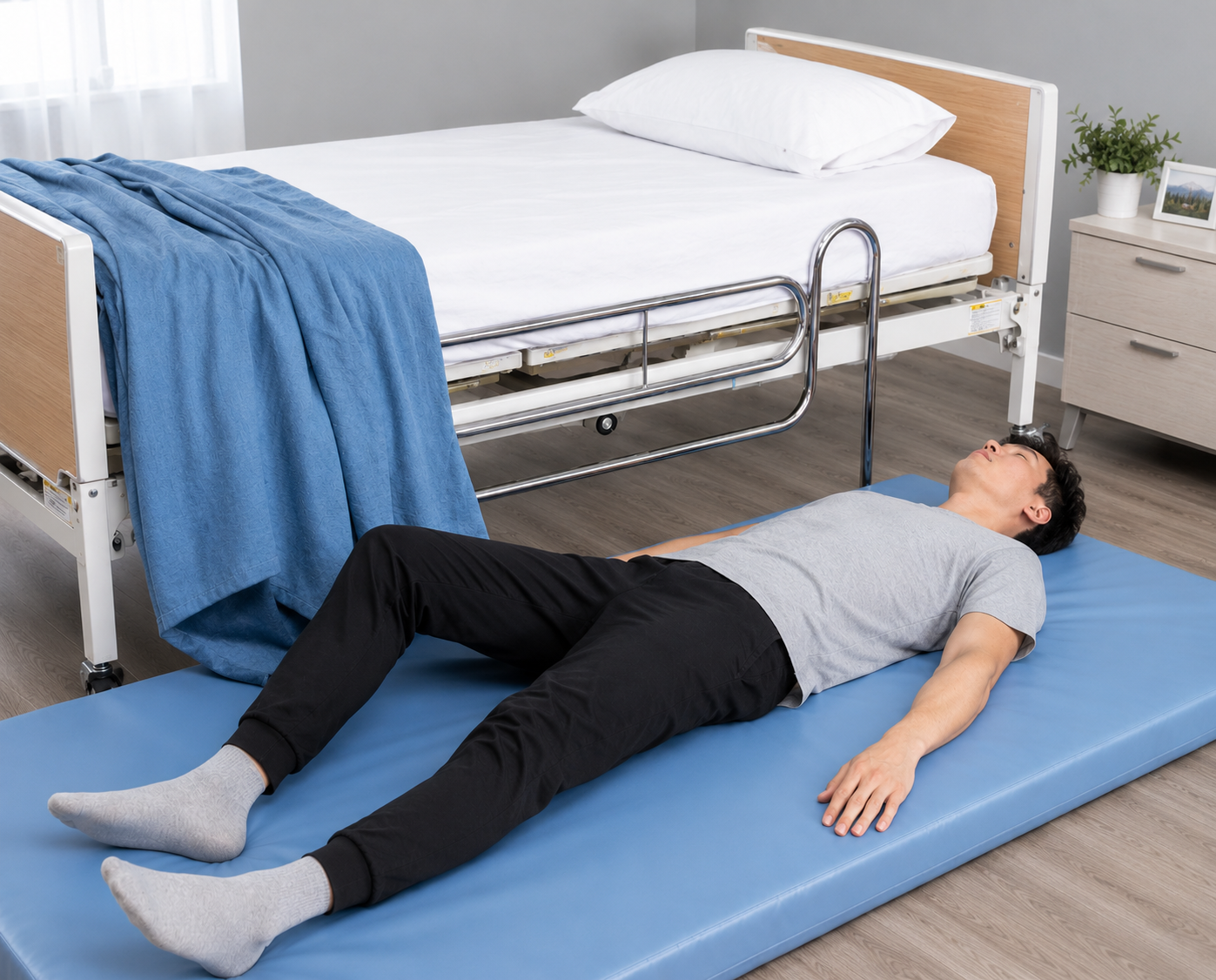 Soft-Fall Bedside Mat