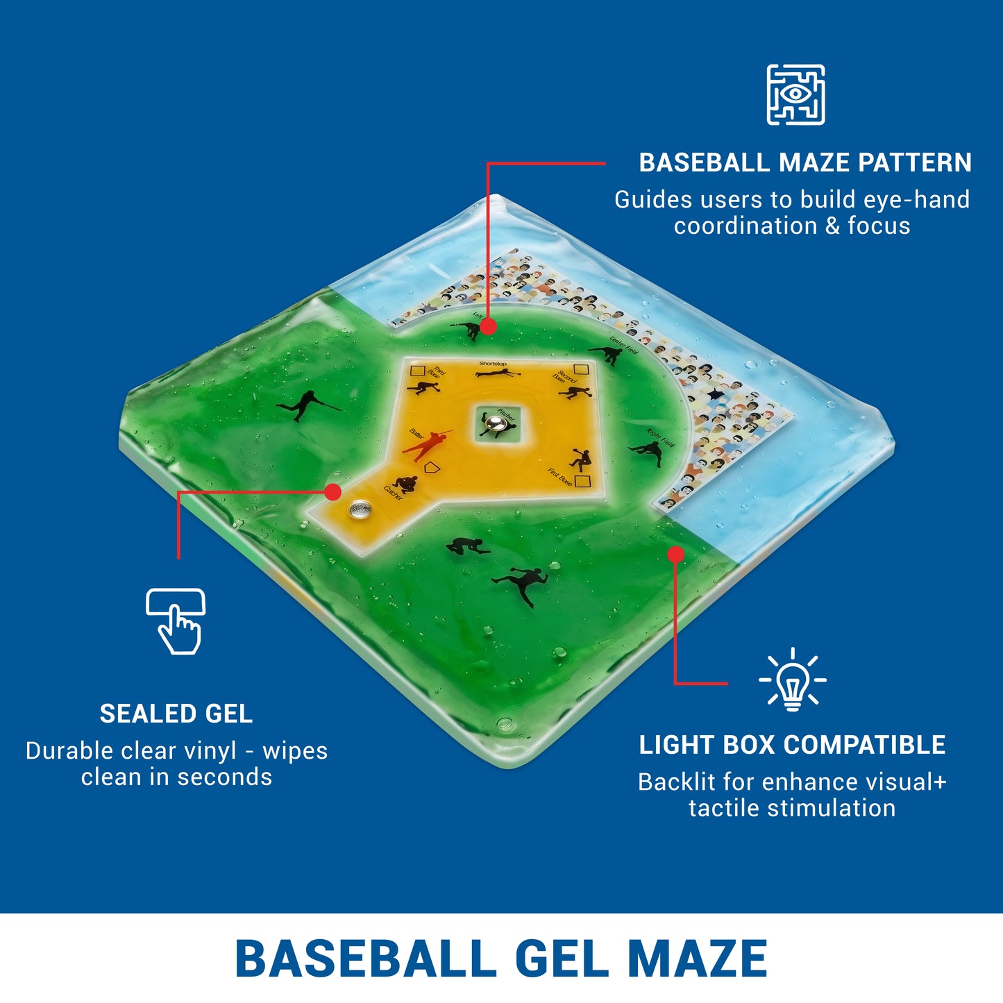 Baseball Gel Maze