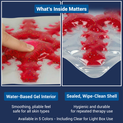 Eight Spoke Snow Flake Light Box Gel Pads