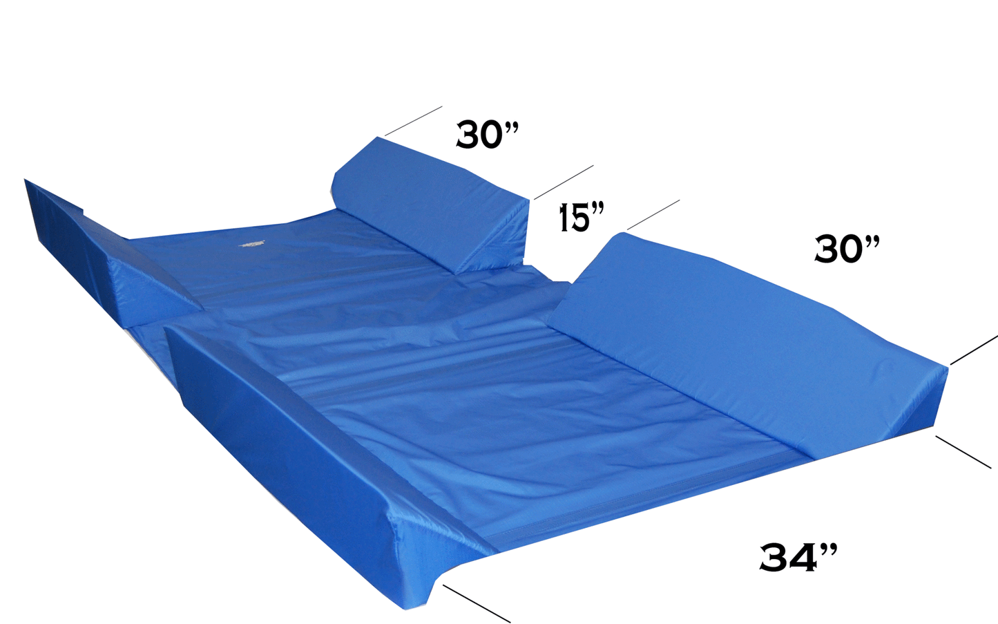 30 Degree Full Body Bed Support System w/Four Attached Bolsters